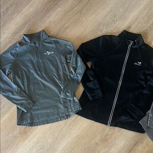 Callaway, Levelwear, and Vansports Gray and Black Zip-Up Jackets